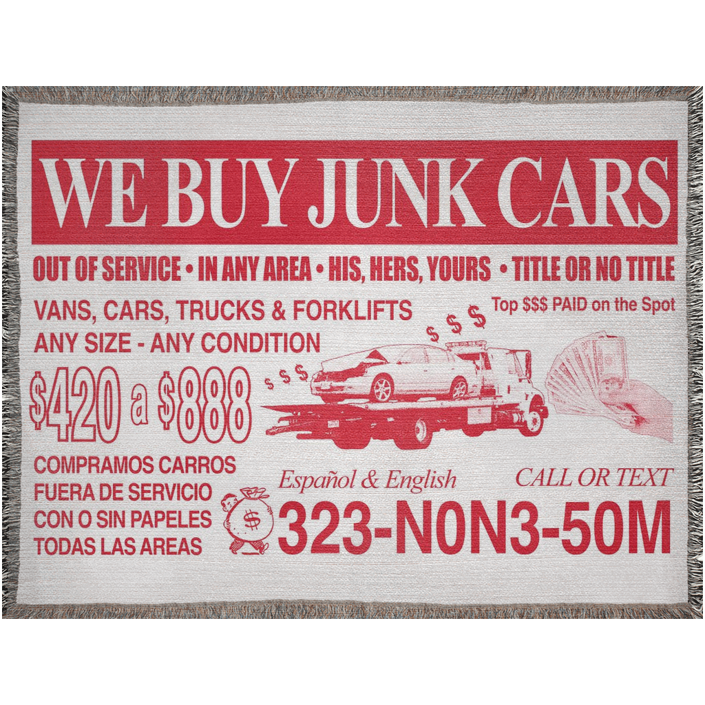 Blanket - We Buy Junk Cars!