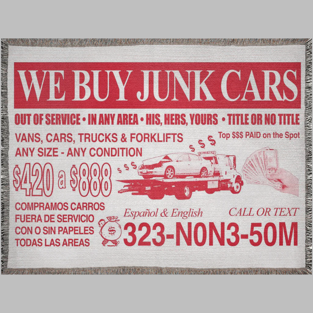 Blanket - We Buy Junk Cars!